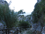 Schlucht vom Ciolo in der Nähe von Castro